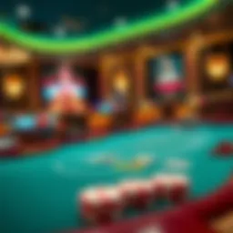 Virtual blackjack table experience